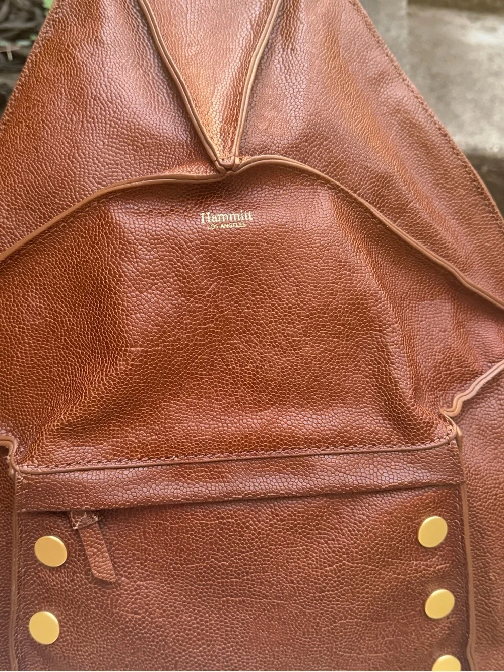 Gorgeous large leather Hammitt Bob backpack beautiful condition dustbag included